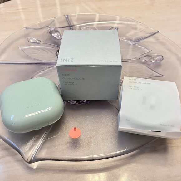 LANEIGE Neo Cushion_Matte 15g*2 SPF46 PA++Shade 21N1 Beige Refill - Picture 1 of 12